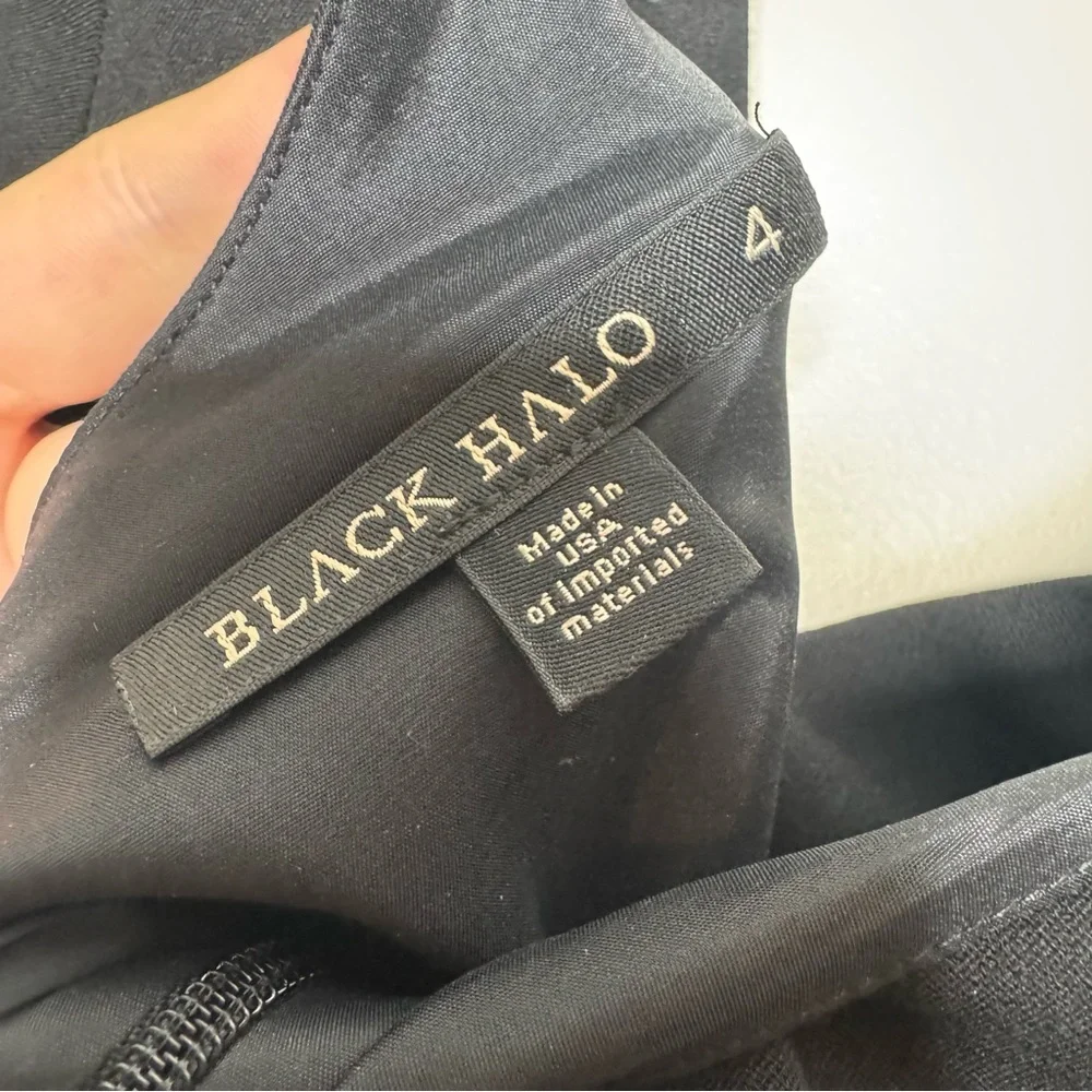 Black Halo Classic Jackie O Jumpsuit Black 4